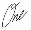 Signature de ONE
