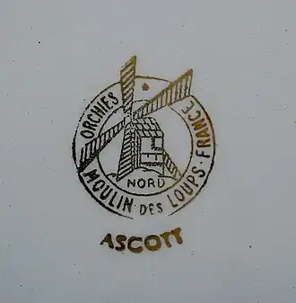 Cachet Orchies — Moulin des loups - Ascott.