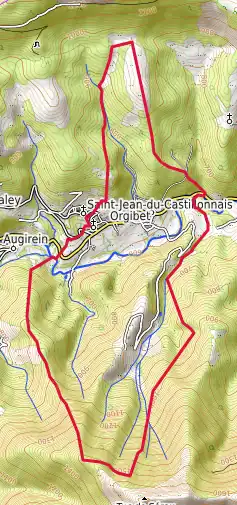 Carte topographique.