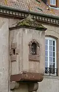 Bretèche sur façade nord.