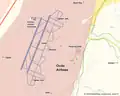 Plan de la base militaire d'Ovda.