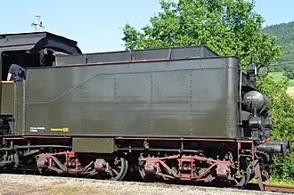 Tender à bogies de seconde génération.
