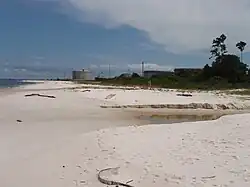 Une plage du secteur industriel de la SoGaRa.
