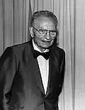 Paul Samuelson (1915-2009), auteur des Fondements de l'analyse économique (1947).