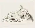 Le comte Fréderic de Mérode, par Henri van der Haert. Lithographie d'après sculpture de Gustave Geefs.