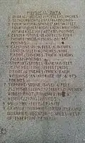 Données techniques du bâtiment