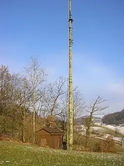 Mât Polycom (transmission) au col du Bözberg.