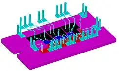 Modélisation d'un module de puissance dans InCa3D