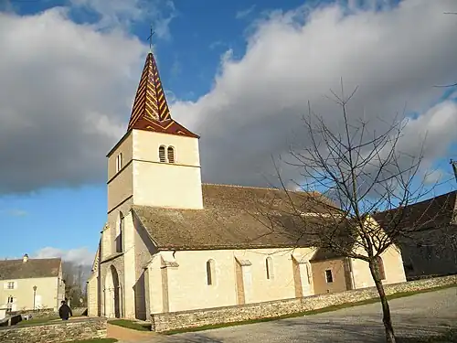 L'église Saint-Véran de Chaudenay.