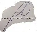 Signature de Laura Chinchilla