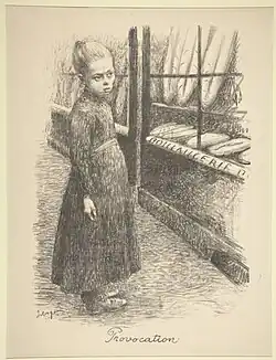 20. Provocation, par Henri Lebasque, éditée le 16 juin 1900.