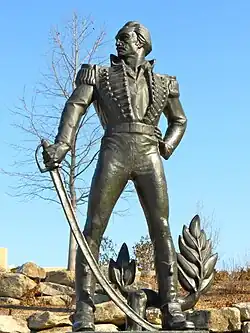 Statue dans le Fairmount Park à Philadelphie.