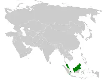 Description de l'image Pycnonotus zeylanicus distribution map.png.