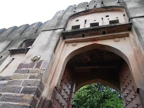 Entrée principale du fort.