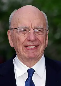 Photo de Rupert Murdoch, créateur de la Fox
