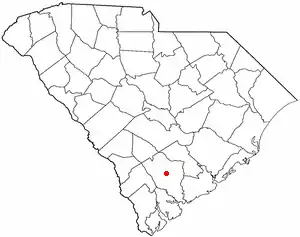 Localisation de Walterboro