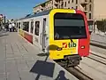 Train en gare de Manacor