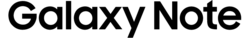 Le logo de la gamme Samsung Galaxy Note : "Galaxy Note".