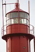 Détail du phare du Sandettié