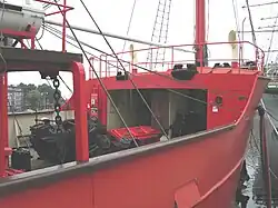 Le gaillard avant du Sandettié