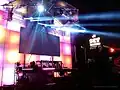 La scène du Set Électro 2015, sur le parvis du théâtre d'Orléans