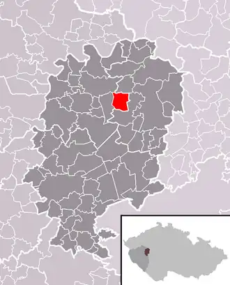 Localisation de Sebečice