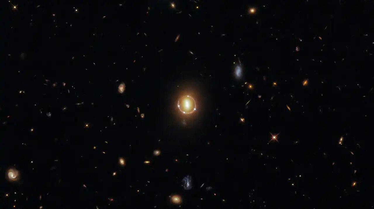 Photo de potw2132a[13],[14] prise par la Wide Field Camera 3 du télescope spatial Hubble