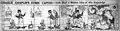 Charlie Chaplin's Comic Capers par E.C. Segar, paru dans le Chicago Herald en 1916. Le dessin est encore très maladroit.