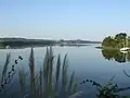Vue du sentier côtier de Daoulas (Rosmellec) sur Pors Beac'h.