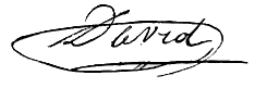 signature de Jacques-Louis David