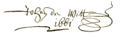 Signature de Johan de Witt