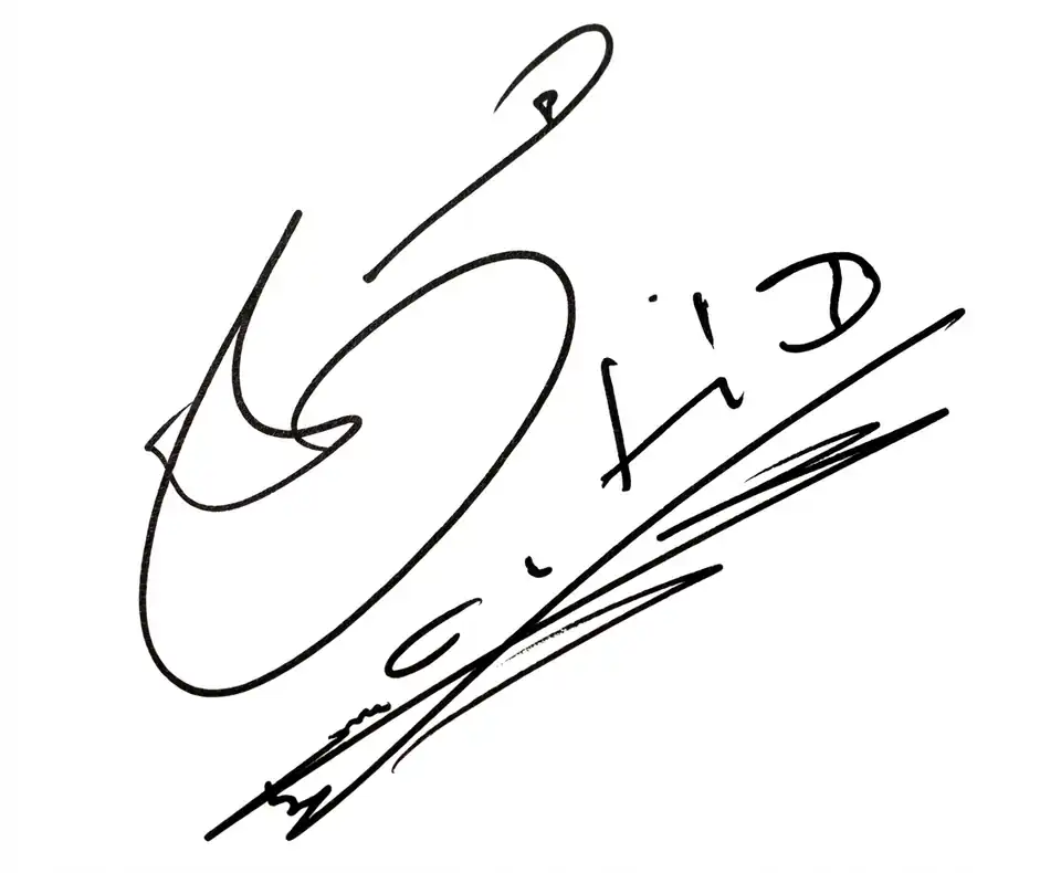 signature de Lounès Matoub