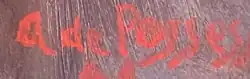 signature d'Albin de Possesse