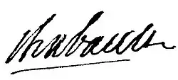 signature de Michel Chabault