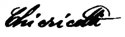 signature de Paolo Chiericotti