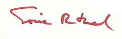signature de Simone Rethel