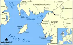 Carte du Solway Firth.
