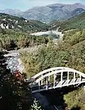 La Souloise à l'approche du lac du Sautet.