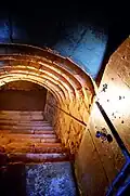 Couvrements d’escaliers constitués d’arcs successifs décalés.