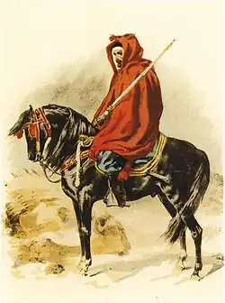 François Hippolyte Lalaisse : Spahis en uniforme du Second Empire.