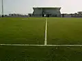 Pelouse en 2009 après la modernisation du stade.