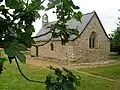 Chapelle Sainte-Colombe : vue extérieure d'ensemble.