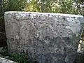 Un stećak dans le cimetière du village