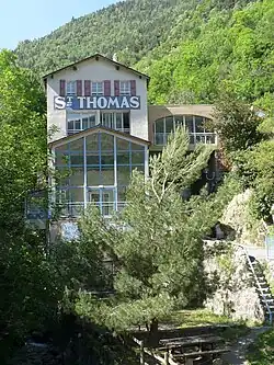 Les bains de Saint-Thomas - l'établissement.
