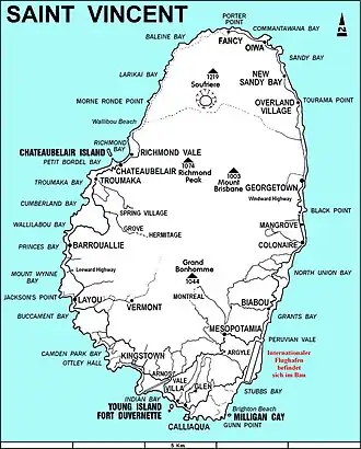 (Voir situation sur carte : Saint-Vincent)