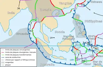 Description de l'image Sunda Plate map-fr.png.