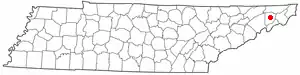 Localisation de Jonesborough