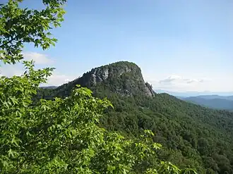 Vue de Table Rock.