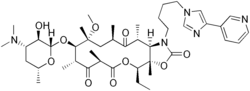 structure de la télithromycine