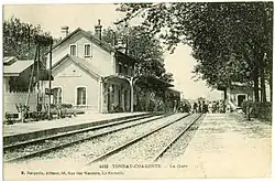Le bâtiment voyageurs vers 1900